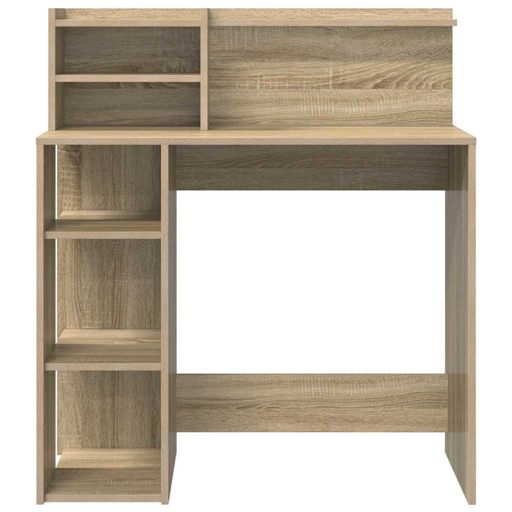 Schreibtisch mit Stauraum Sonoma Eiche 90 x 48 x 101,5 cm