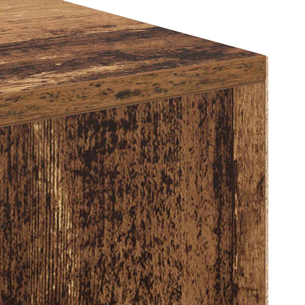 Schreibtisch mit Regal Altholz 102 x 50 x 75 cm Holzwerkstoff