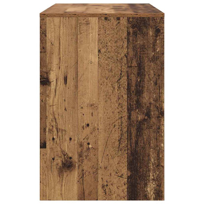 Schreibtisch mit Regal Altholz 102 x 50 x 75 cm Holzwerkstoff