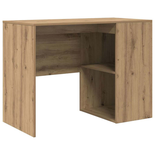 Schreibtisch Eiche handwerklich 102 x 50 x 75 cm Holzwerkstoff