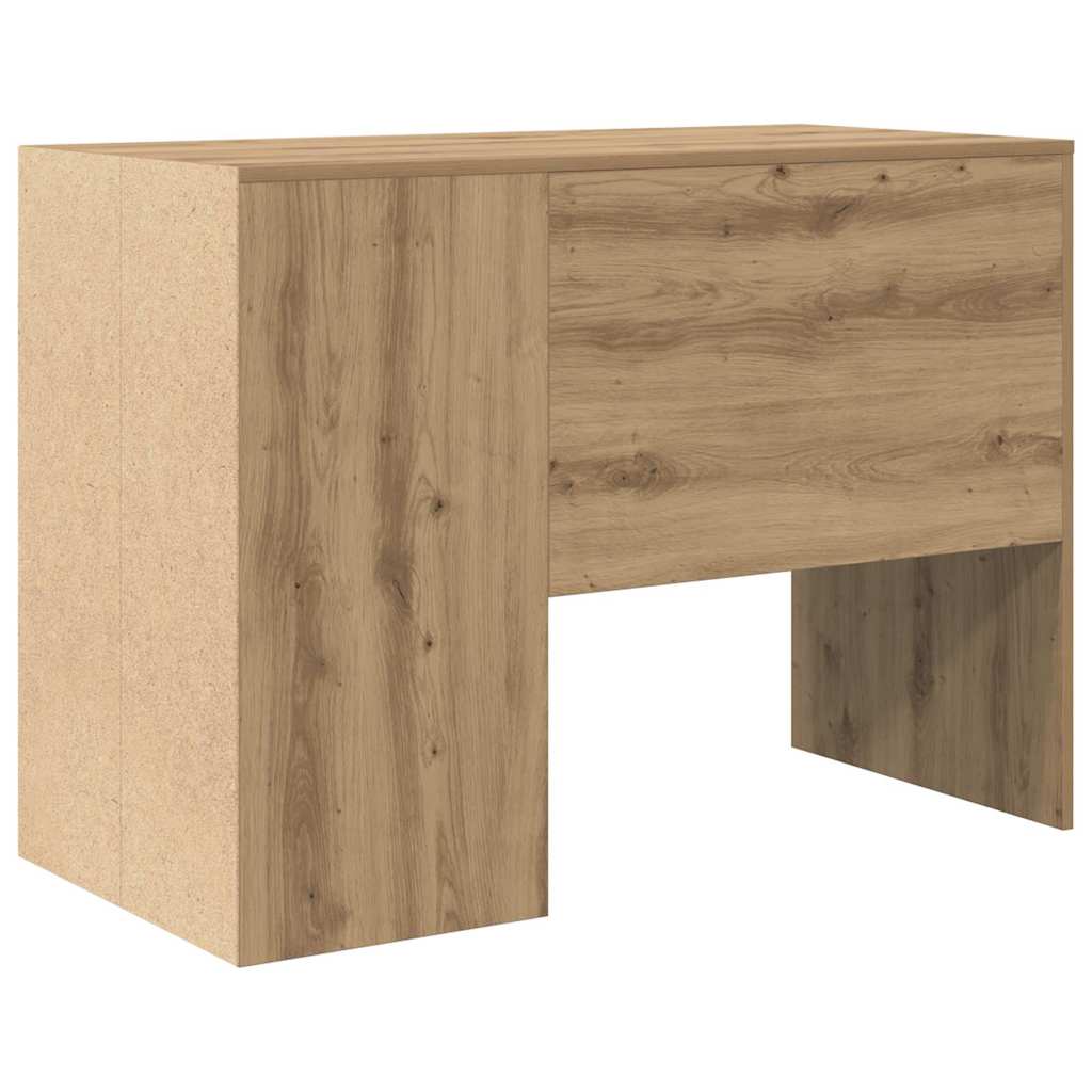 Schreibtisch Eiche handwerklich 102 x 50 x 75 cm Holzwerkstoff