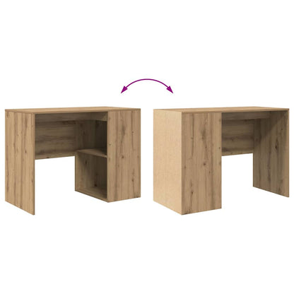 Schreibtisch Eiche handwerklich 102 x 50 x 75 cm Holzwerkstoff