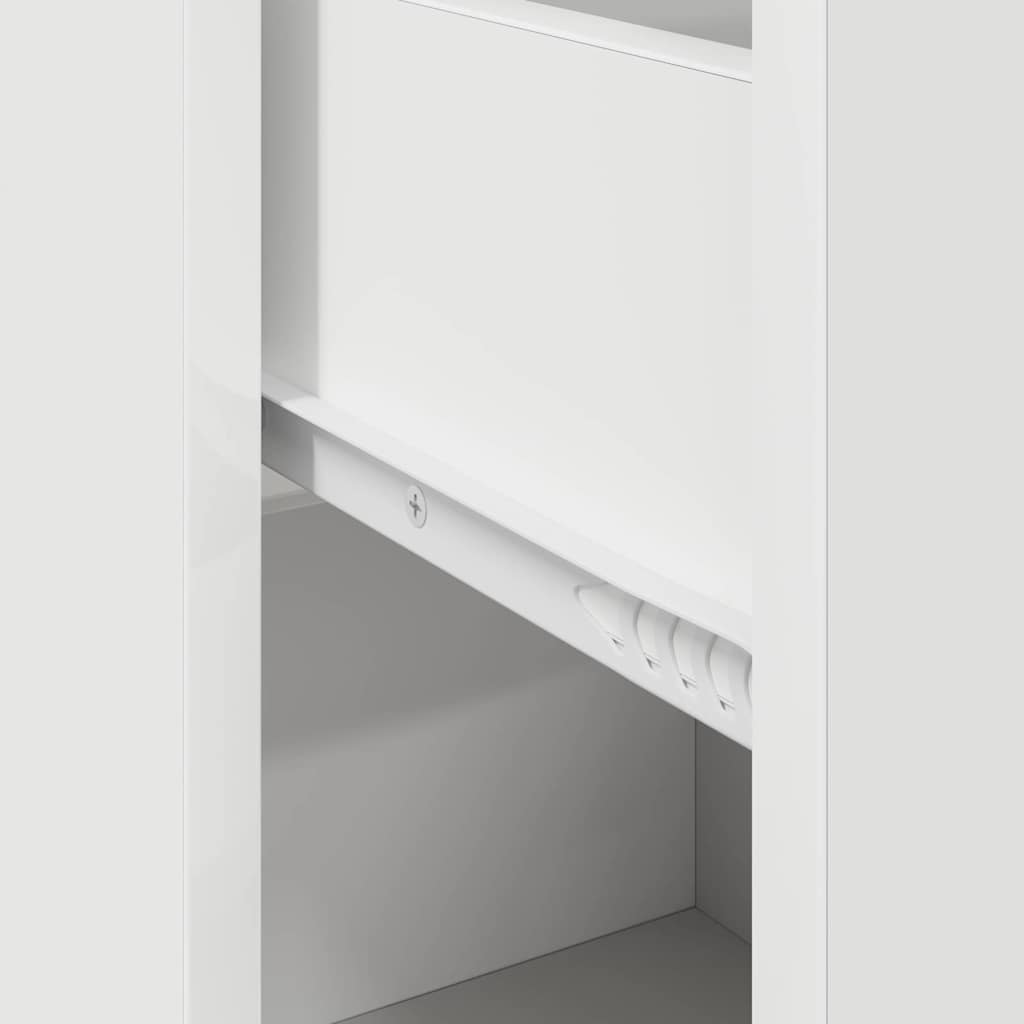 Sideboard mit Schubladen Weiß 38 x 34,5 x 75 cm Holzwerkstoff