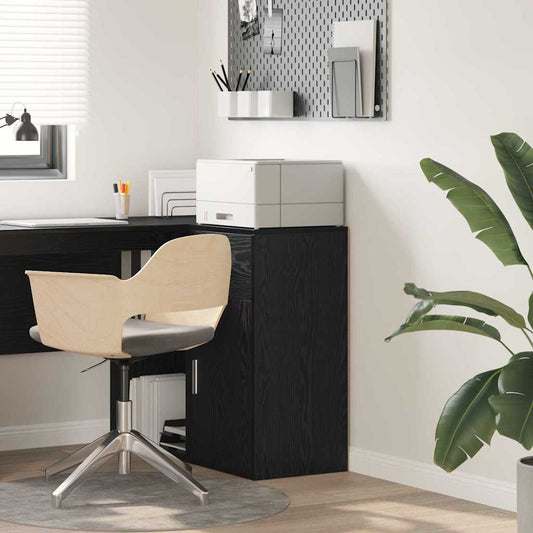 Sideboard Schwarze Eiche 38 x 34,5 x 75 cm Holzwerkstoff