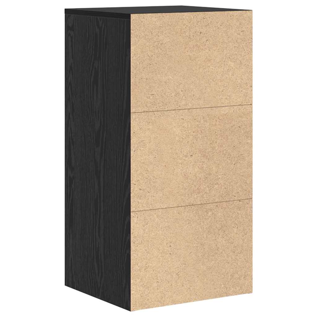 Sideboard Schwarze Eiche 38 x 34,5 x 75 cm Holzwerkstoff