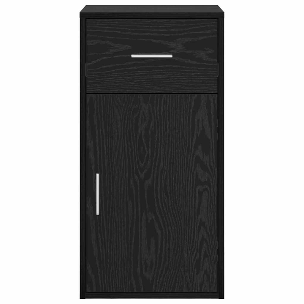 Sideboard Schwarze Eiche 38 x 34,5 x 75 cm Holzwerkstoff
