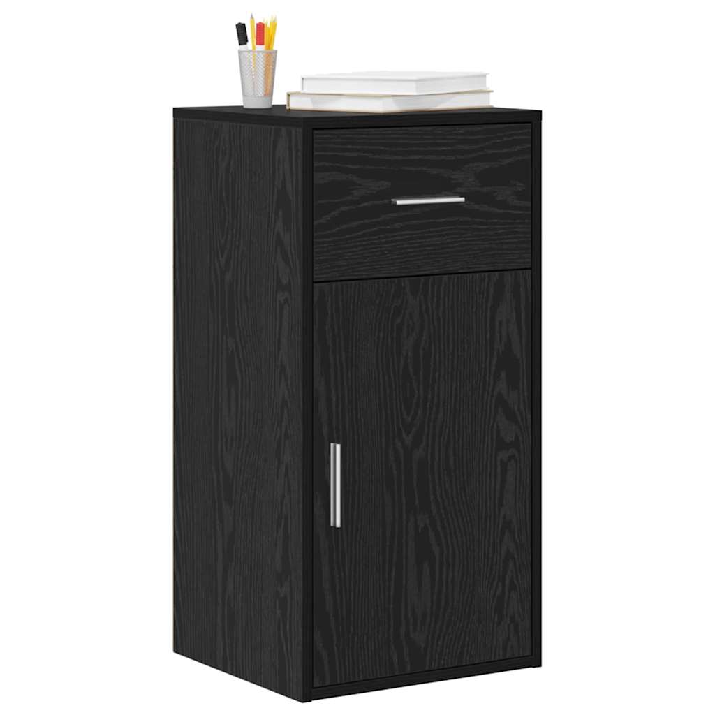 Sideboard Schwarze Eiche 38 x 34,5 x 75 cm Holzwerkstoff