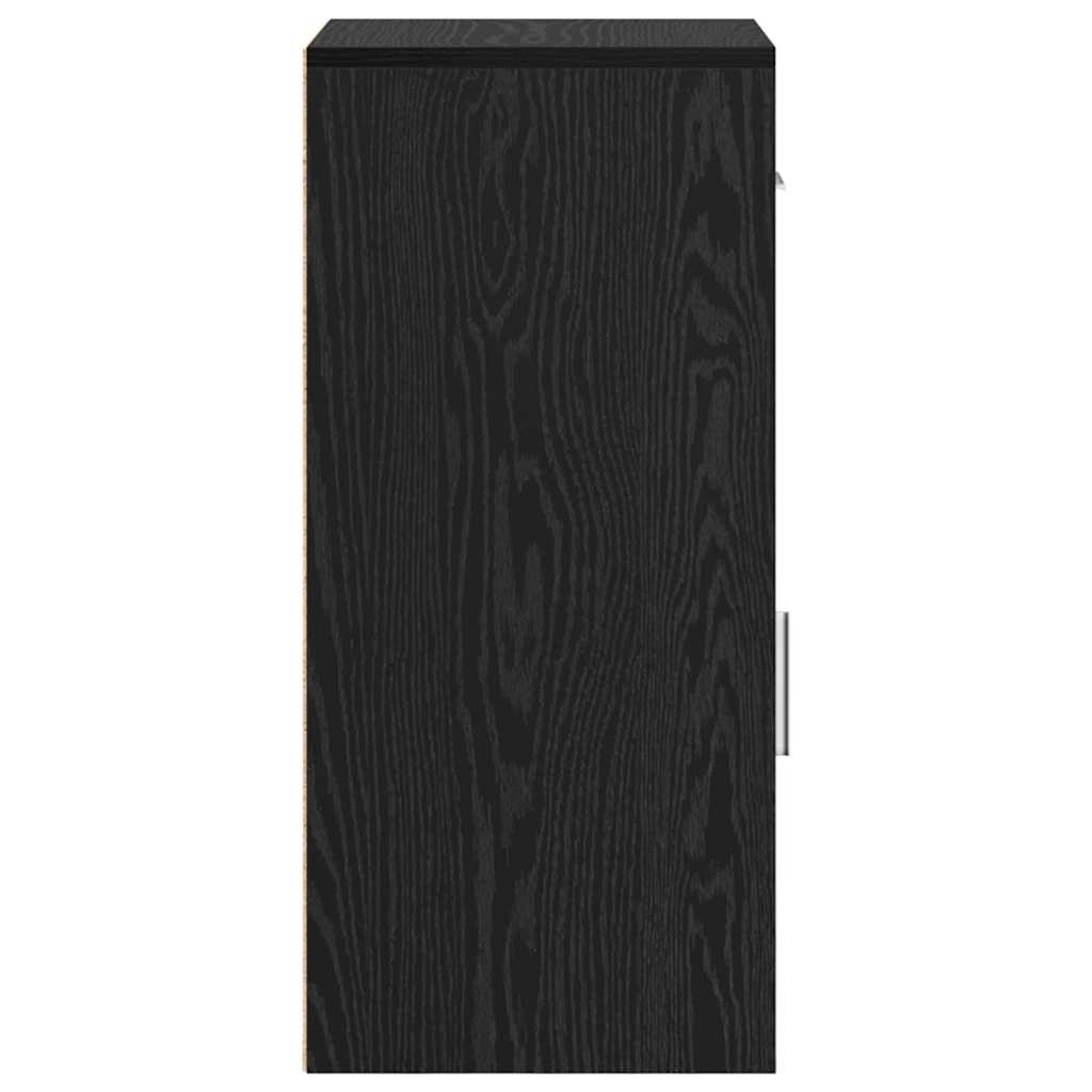 Sideboard Schwarze Eiche 38 x 34,5 x 75 cm Holzwerkstoff