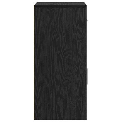 Sideboard Schwarze Eiche 38 x 34,5 x 75 cm Holzwerkstoff