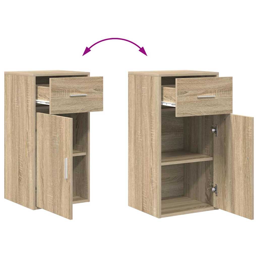 Sideboard Sonoma Eiche 38 x 34,5 x 75 cm Holzwerkstoff