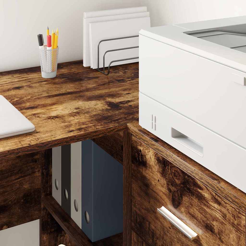 Sideboard Räuchereiche 38 x 34,5 x 75 cm Holzwerkstoff