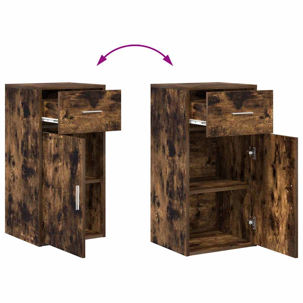 Sideboard Räuchereiche 38 x 34,5 x 75 cm Holzwerkstoff