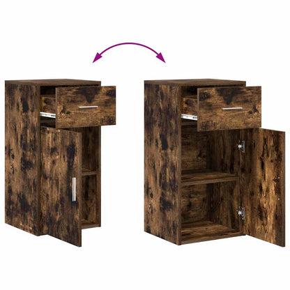 Sideboard Räuchereiche 38 x 34,5 x 75 cm Holzwerkstoff