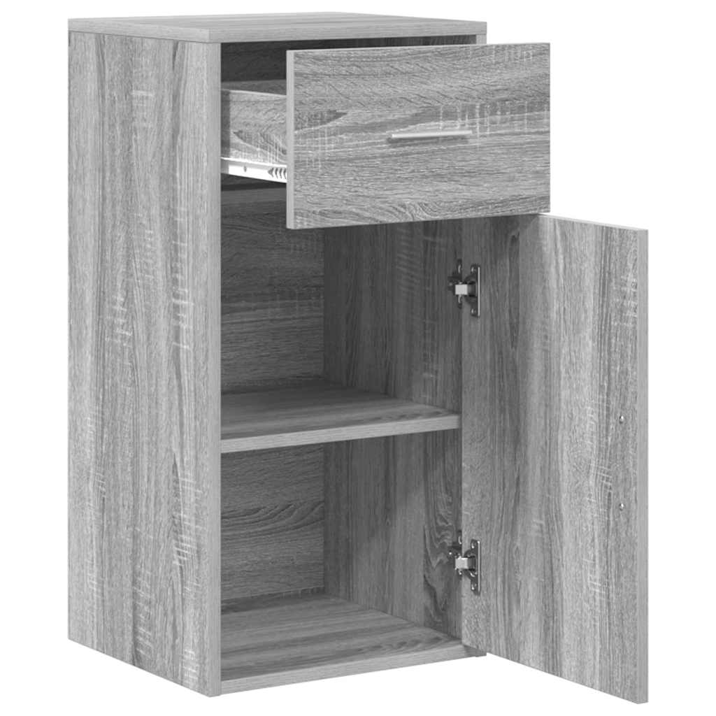 Sideboard Grau Sonoma 38 x 34,5 x 75 cm Holzwerkstoff