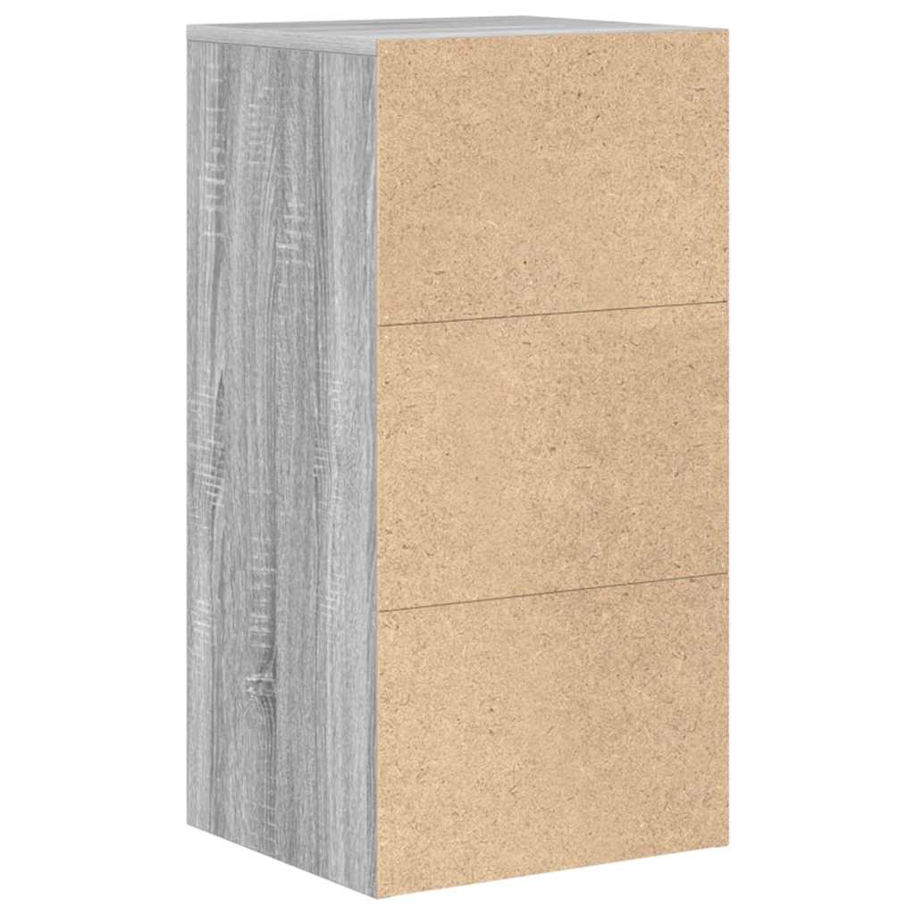 Sideboard Grau Sonoma 38 x 34,5 x 75 cm Holzwerkstoff