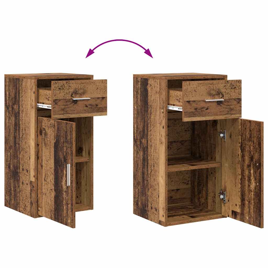 Sideboard Altholz 38 x 34,5 x 75 cm Holzwerkstoff