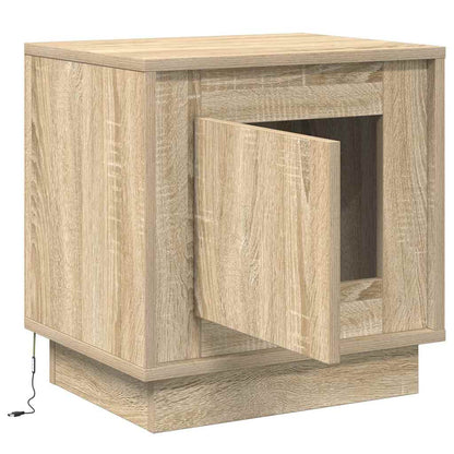 Nachttisch mit Sonoma Eiche 44 x 34.5 x 45 cm Holzwerkstoff