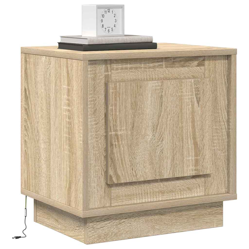 Nachttisch 2 pcs Sonoma Eiche 44 x 34.5 x 45 cm Holzwerkstoff