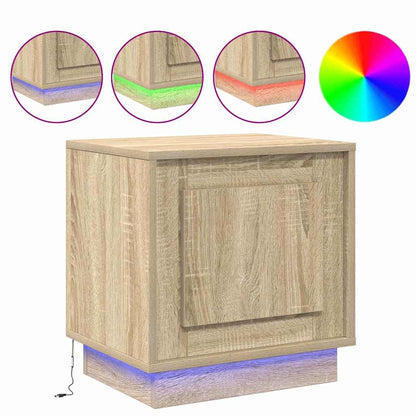 Nachttisch 2 pcs Sonoma Eiche 44 x 34.5 x 45 cm Holzwerkstoff