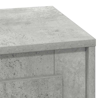 Nachttisch mit Betongrau 44 x 34.5 x 45 cm Holzwerkstoff