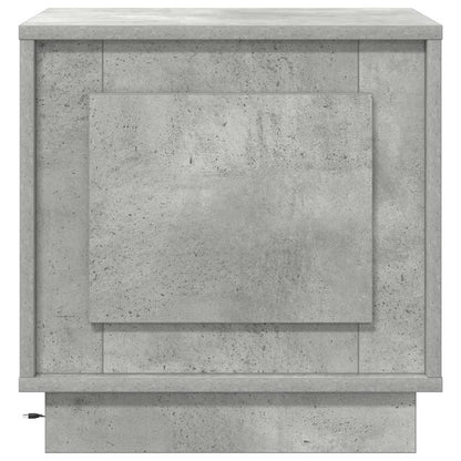 Nachttisch mit Betongrau 44 x 34.5 x 45 cm Holzwerkstoff