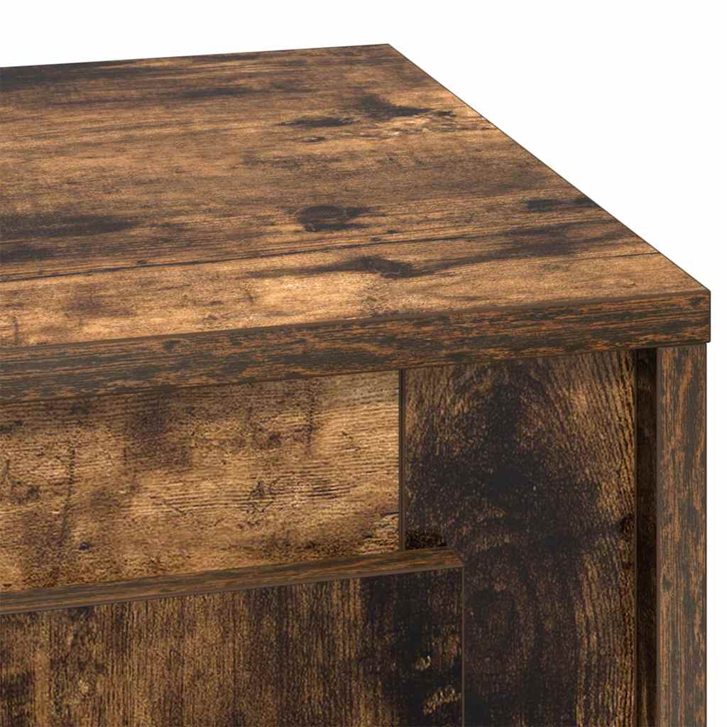 Nachttisch Geräucherte Eiche 44 x 34.5 x 45 cm Holzwerkstoff