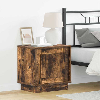 Nachttisch Geräucherte Eiche 44 x 34.5 x 45 cm Holzwerkstoff