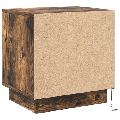 Nachttisch Geräucherte Eiche 44 x 34.5 x 45 cm Holzwerkstoff