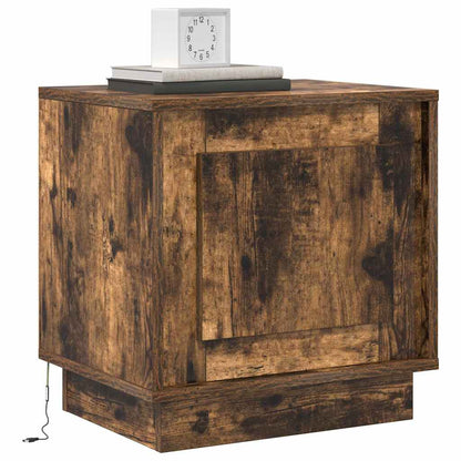 Nachttisch Geräucherte Eiche 44 x 34.5 x 45 cm Holzwerkstoff