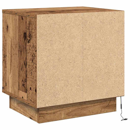 Nachttisch mit 2 pcs Altholz 44 x 34.5 x 45 cm Holzwerkstoff