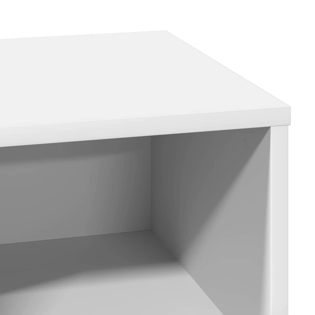 Nachttisch mit Schubladen Weiß 50 x 34,5 x 50 cm Holzwerkstoff