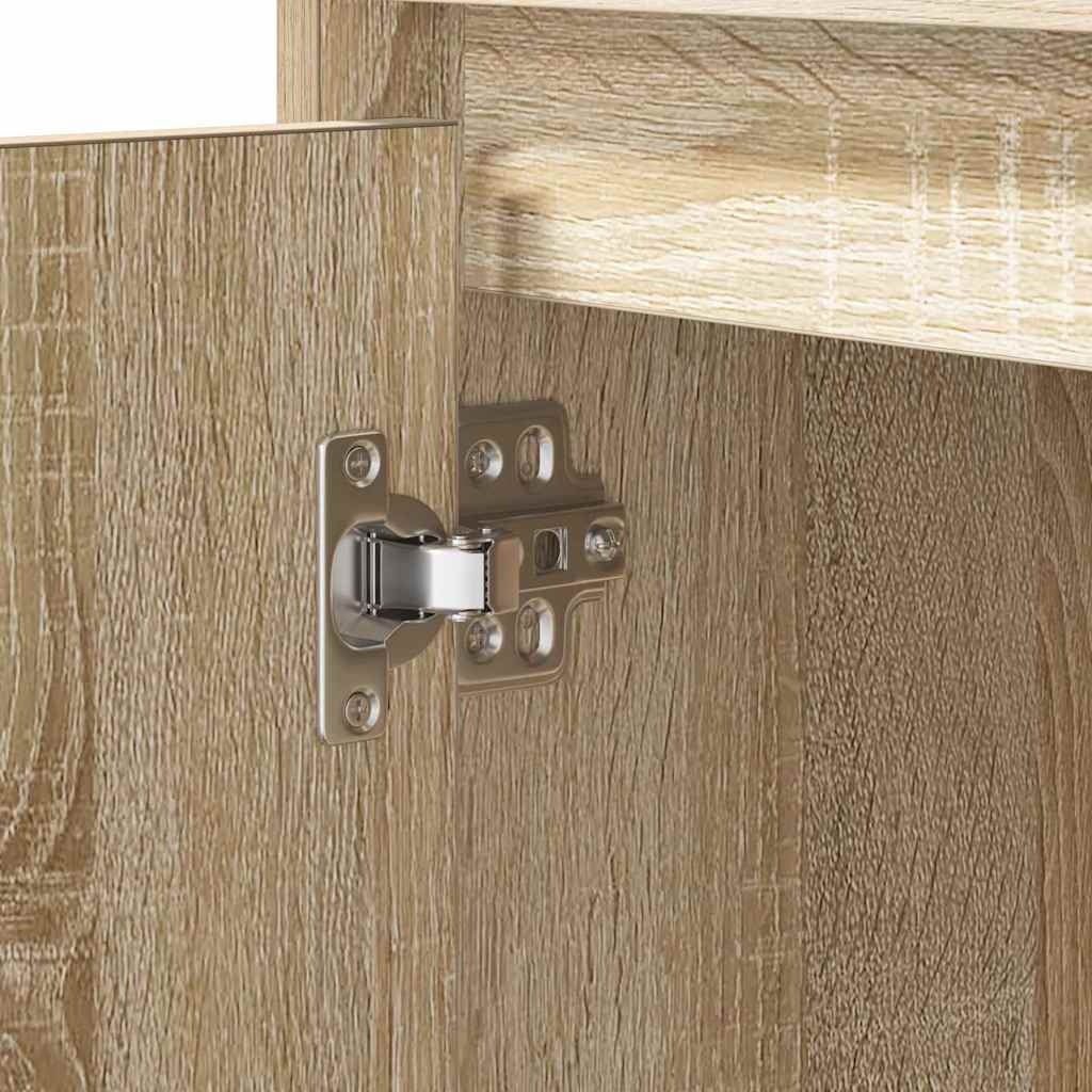 Nachttisch 2 pcs Sonoma Eiche 50 x 34,5 x 50 cm Holzwerkstoff