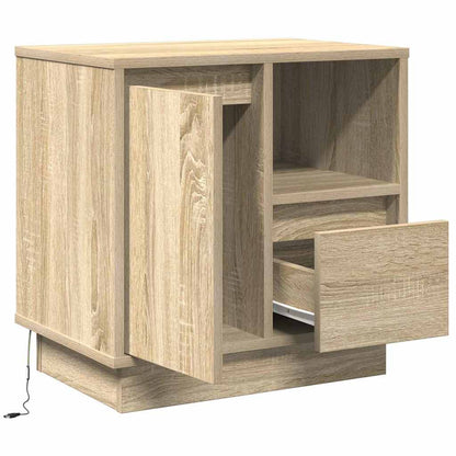 Nachttisch 2 pcs Sonoma Eiche 50 x 34,5 x 50 cm Holzwerkstoff
