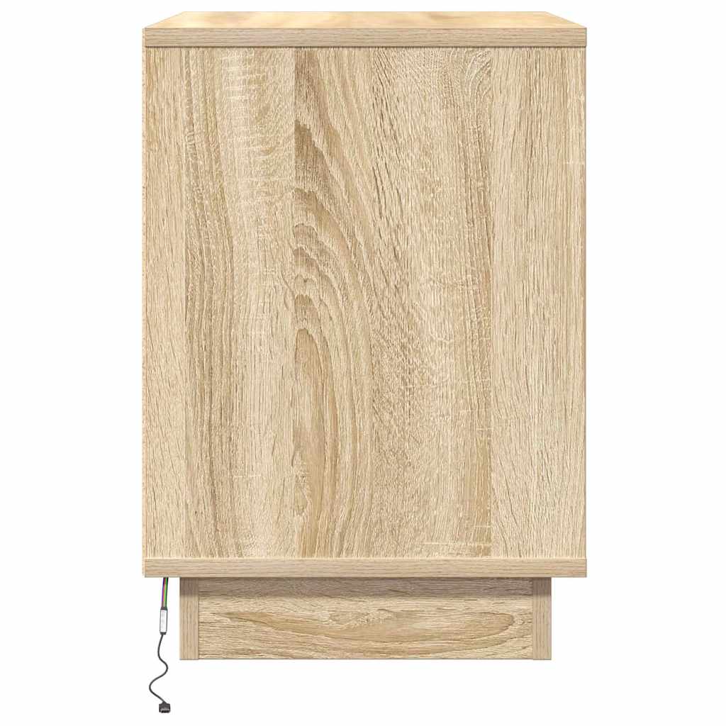 Nachttisch 2 pcs Sonoma Eiche 50 x 34,5 x 50 cm Holzwerkstoff