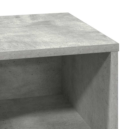 Nachttisch 2 pcs Beton Grau 50 x 34,5 x 50 cm Holzwerkstoff