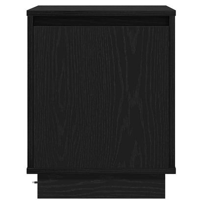 Nachttisch mit 2 pcs Schwarz 39 x 34,5 x 50 cm Holzwerkstoff