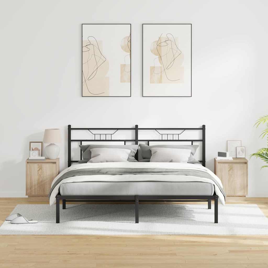 Nachttisch 2 pcs Sonoma Eiche 39 x 34,5 x 50 cm Holzwerkstoff