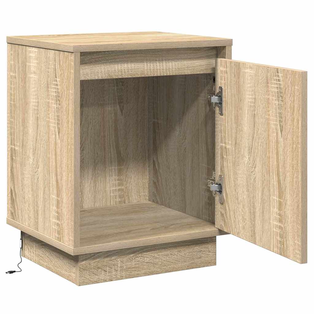 Nachttisch 2 pcs Sonoma Eiche 39 x 34,5 x 50 cm Holzwerkstoff
