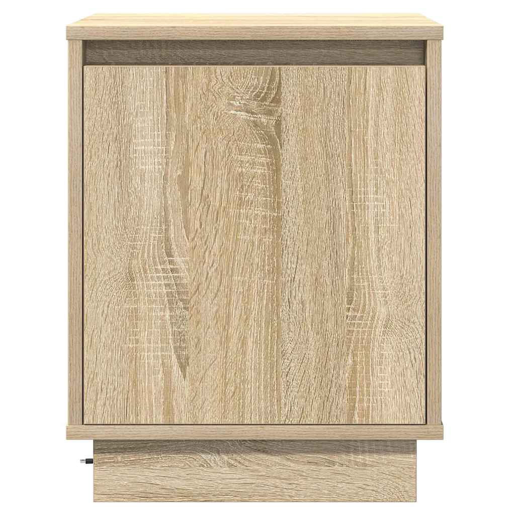 Nachttisch 2 pcs Sonoma Eiche 39 x 34,5 x 50 cm Holzwerkstoff