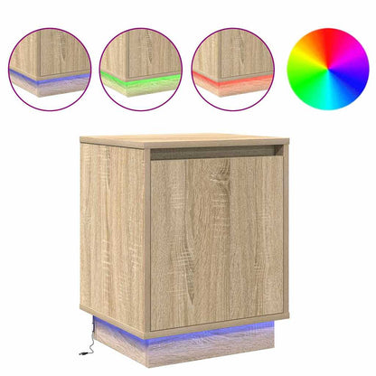 Nachttisch 2 pcs Sonoma Eiche 39 x 34,5 x 50 cm Holzwerkstoff