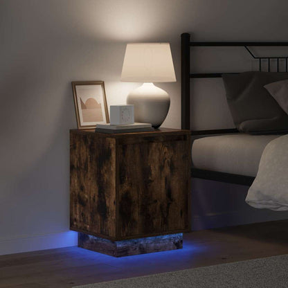 Nachttisch Geräucherte Eiche 39 x 34,5 x 50 cm Holzwerkstoff