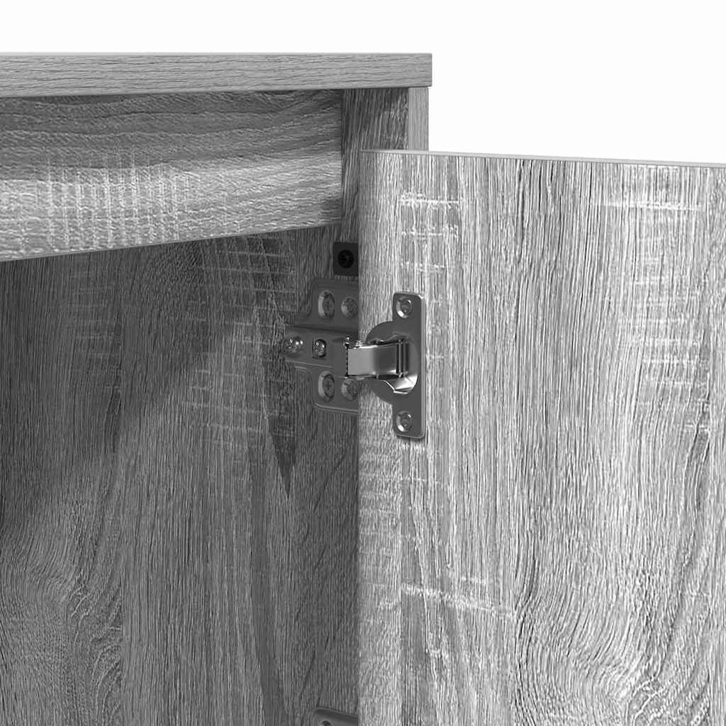 Nachttisch Grau 39 x 34,5 x 50 cm Holzwerkstoff