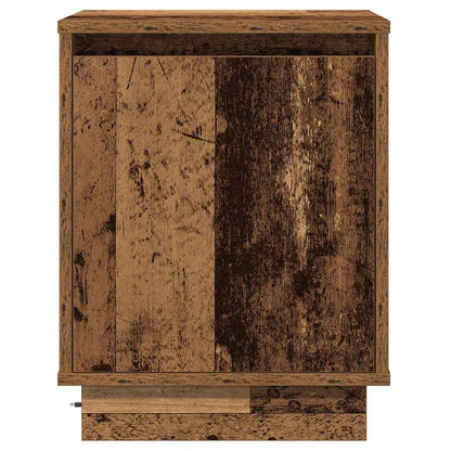 Nachttisch mit Altholz 39 x 34,5 x 50 cm Holzwerkstoff