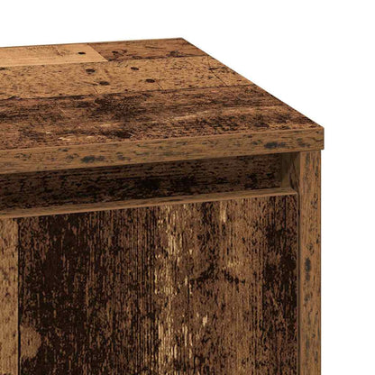 Nachttisch mit 2 pcs Altholz 39 x 34,5 x 50 cm Holzwerkstoff