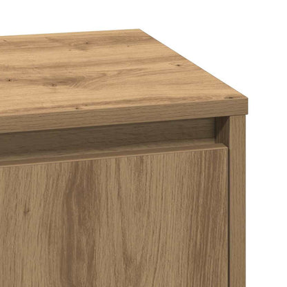 Nachttisch Eiche handwerklich 39 x 34,5 x 50 cm Holzwerkstoff