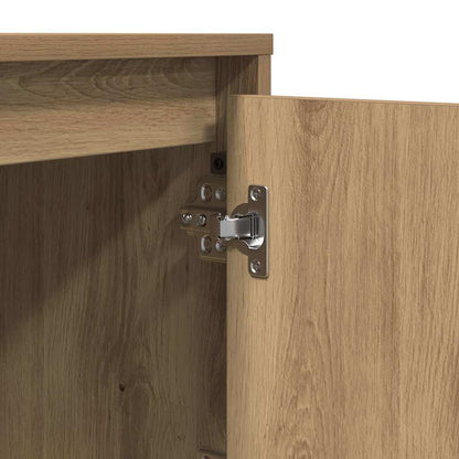 Nachttisch Eiche handwerklich 39 x 34,5 x 50 cm Holzwerkstoff