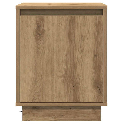 Nachttisch Eiche handwerklich 39 x 34,5 x 50 cm Holzwerkstoff