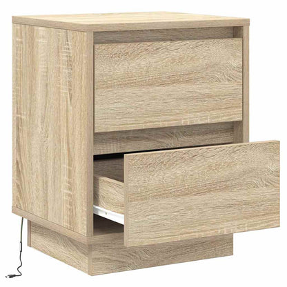 Nachttisch 2 pcs Sonoma Eiche 39 x 34,5 x 50 cm Holzwerkstoff