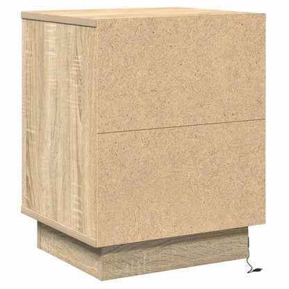 Nachttisch 2 pcs Sonoma Eiche 39 x 34,5 x 50 cm Holzwerkstoff