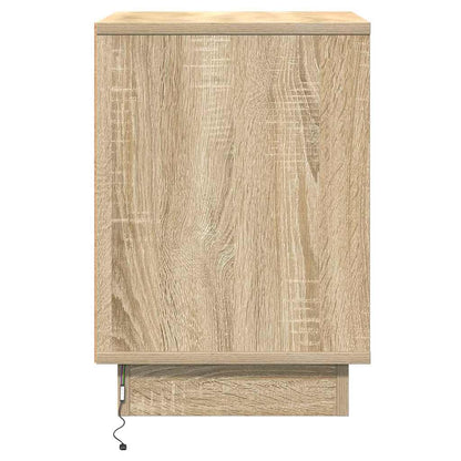 Nachttisch 2 pcs Sonoma Eiche 39 x 34,5 x 50 cm Holzwerkstoff